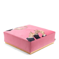 Poufs and Modular Sofa by Seletti and TOILETPAPER Home - Bold Statement Furniture with Golden Base (Multiple Designs) Modular Sofa