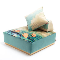 Poufs and Modular Sofa by Seletti and TOILETPAPER Home - Bold Statement Furniture with Golden Base (Multiple Designs) Modular Sofa