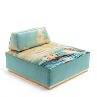 Poufs and Modular Sofa by Seletti and TOILETPAPER Home - Bold Statement Furniture with Golden Base (Multiple Designs) Modular Sofa