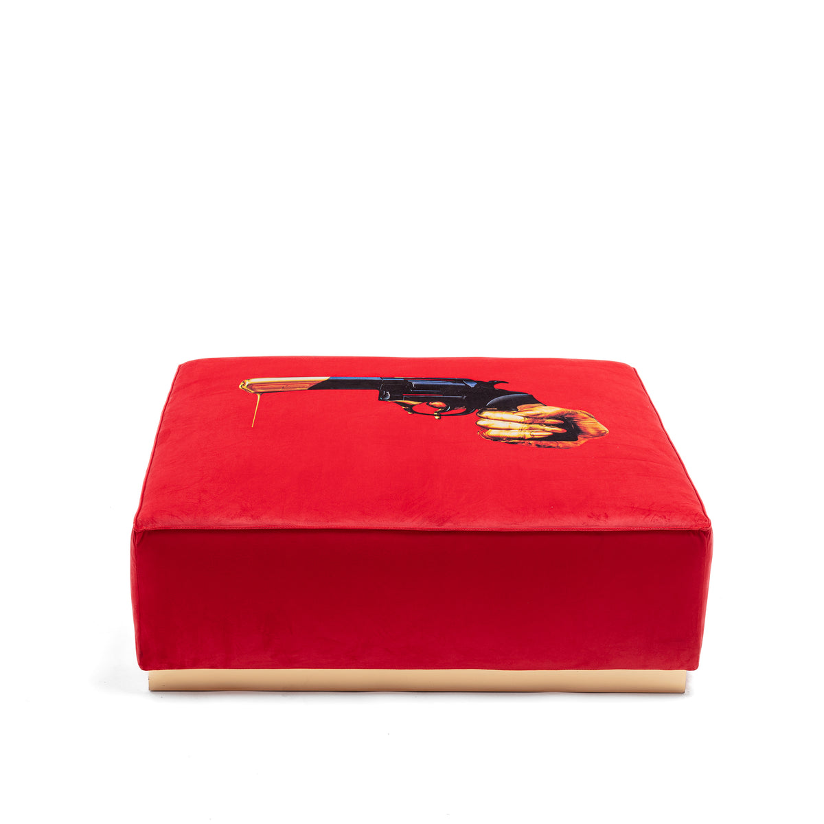 Poufs and Modular Sofa by Seletti and TOILETPAPER Home - Bold Statement Furniture with Golden Base (Multiple Designs) Modular Sofa