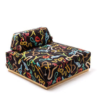 Poufs and Modular Sofa by Seletti and TOILETPAPER Home - Bold Statement Furniture with Golden Base (Multiple Designs) Modular Sofa