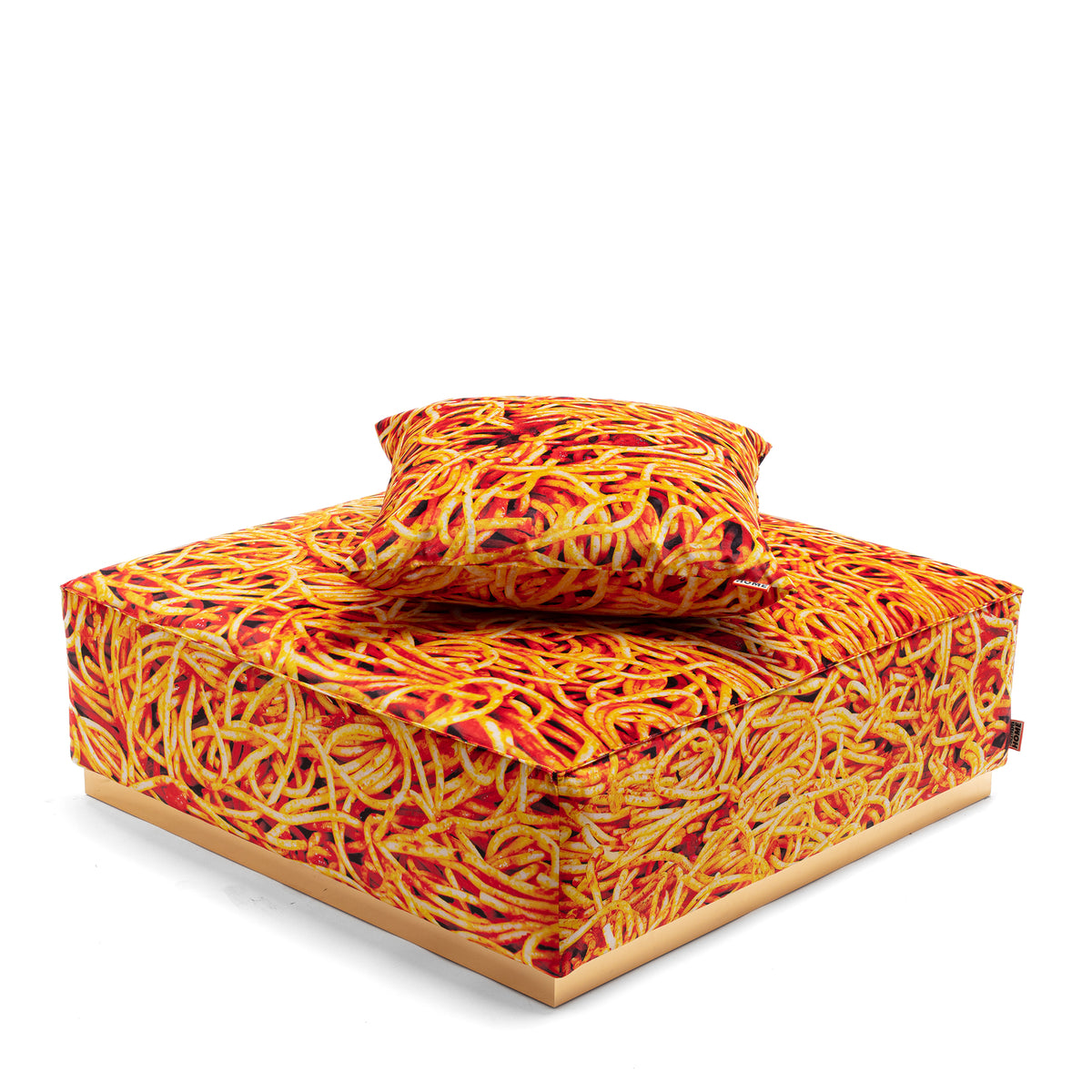 Poufs and Modular Sofa by Seletti and TOILETPAPER Home - Bold Statement Furniture with Golden Base (Multiple Designs) Modular Sofa