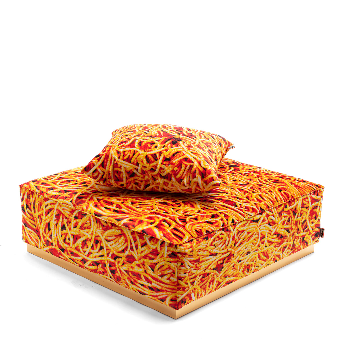 Poufs and Modular Sofa by Seletti and TOILETPAPER Home - Bold Statement Furniture with Golden Base (Multiple Designs) Modular Sofa