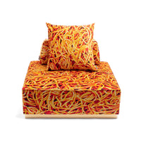 Poufs and Modular Sofa by Seletti and TOILETPAPER Home - Bold Statement Furniture with Golden Base (Multiple Designs) Modular Sofa