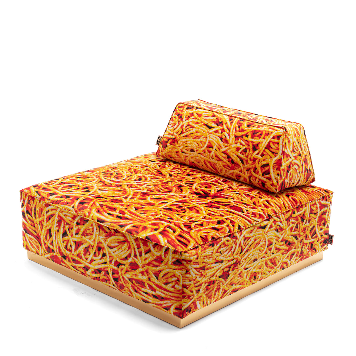 Poufs and Modular Sofa by Seletti and TOILETPAPER Home - Bold Statement Furniture with Golden Base (Multiple Designs) Modular Sofa