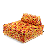 Poufs and Modular Sofa by Seletti and TOILETPAPER Home - Bold Statement Furniture with Golden Base (Multiple Designs) Modular Sofa