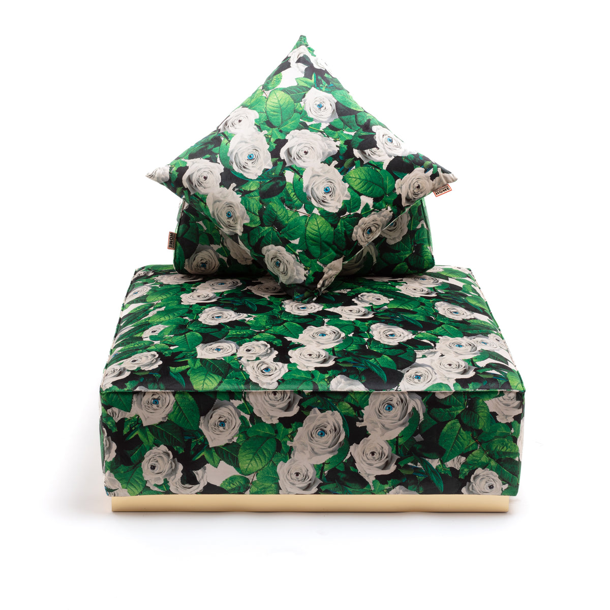 Poufs and Modular Sofa by Seletti and TOILETPAPER Home - Bold Statement Furniture with Golden Base (Multiple Designs) Modular Sofa