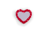 Seletti Pixel Mirror - Heart | Retro Arcade-Inspired Wall Mirror
