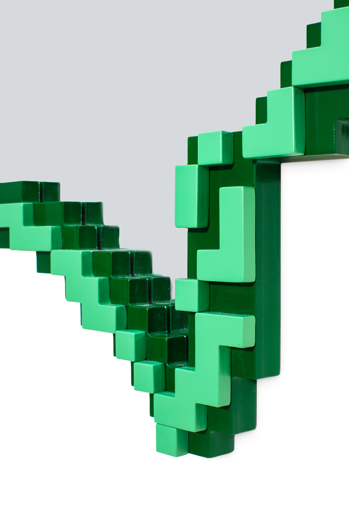 Seletti Pixel Mirror - Message | Fun Pop-Art Gaming Wall Mirror