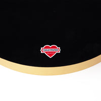 Seletti x TOILETPAPER Pear-Shaped Mirrors - Gold Frame (Trumpets, Lipsticks, Drill, Tongue, Seagirl)