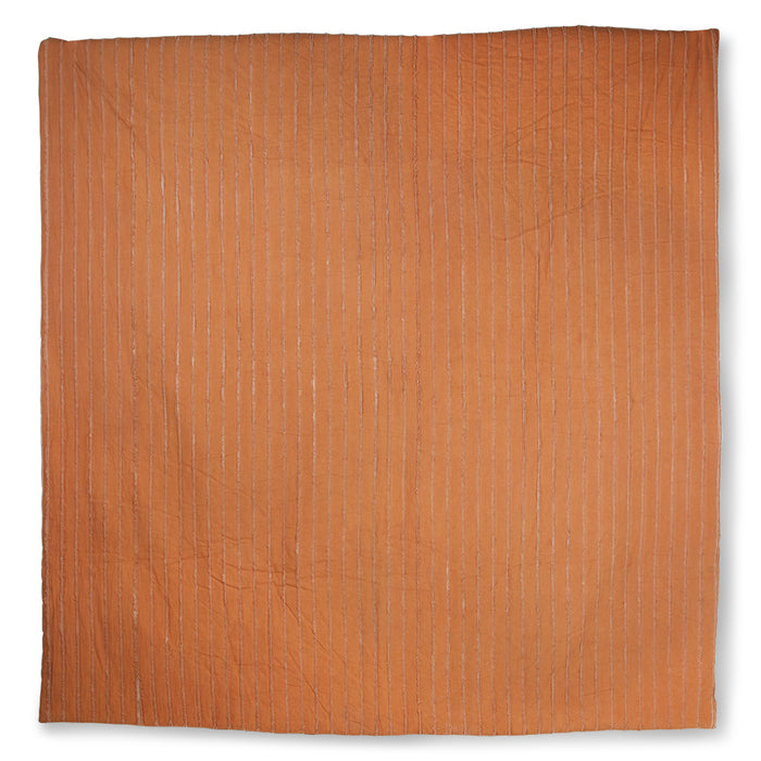 PATCHED COTTON STRIPED BEDSPREAD (240X260)