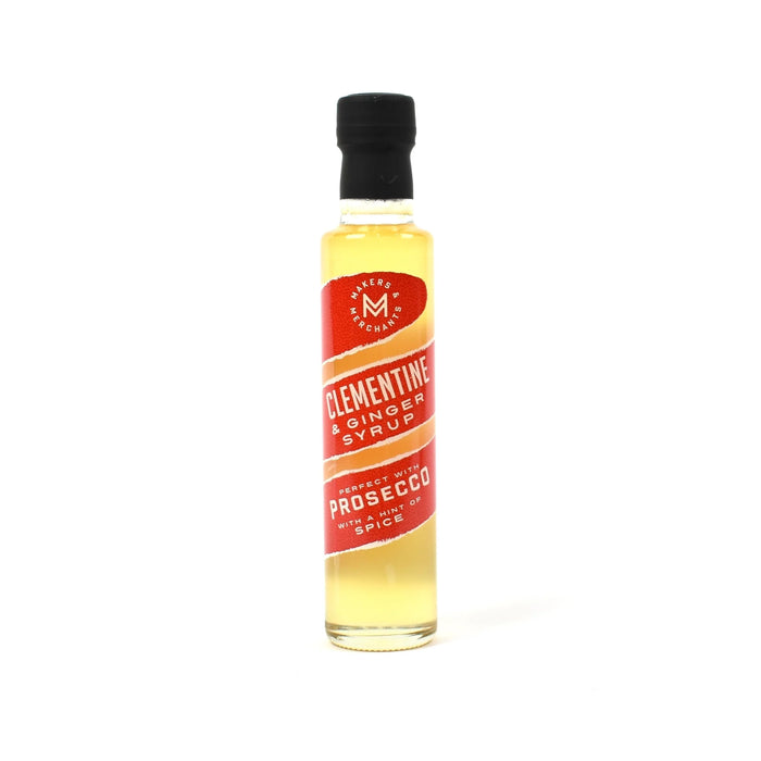 Handmade Clementine & Ginger Syrup 250ml by Makers & Merchants