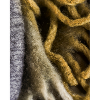Blanket Throw, Grey Green Yellow,  180x130cm, Kama by House Doctor