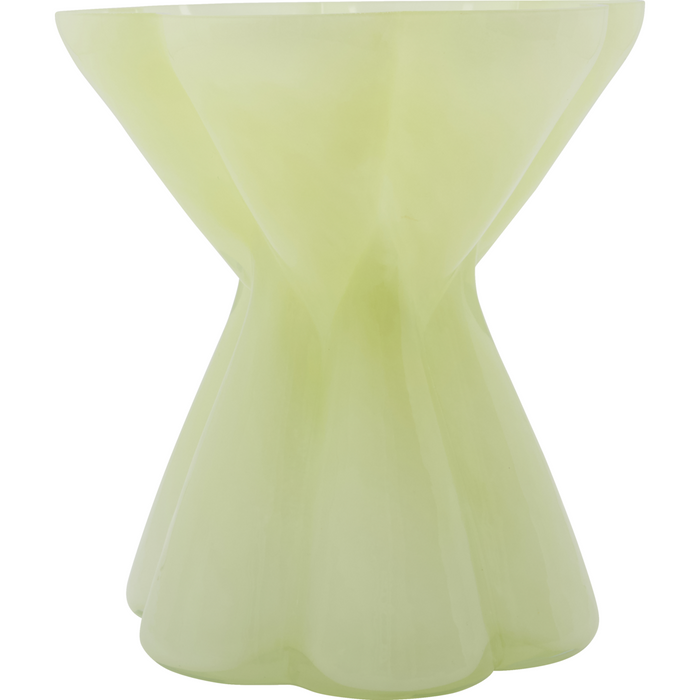 Green Yellow Glass Vase - Say Vase by House Doctor