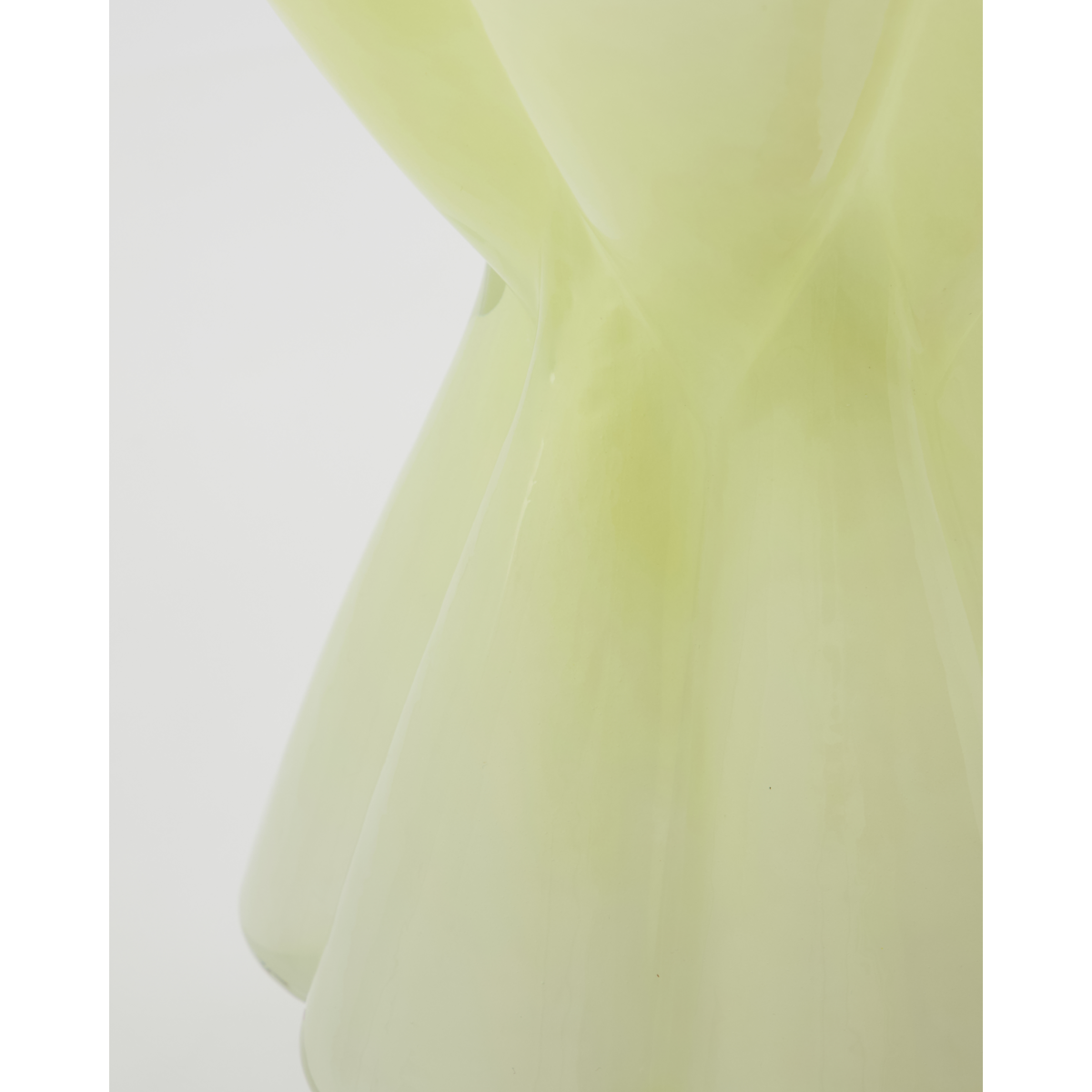 Green Yellow Glass Vase - Say Vase by House Doctor