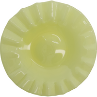 House Doctor Wave Decorative Bowl - Yellow Glass Dish