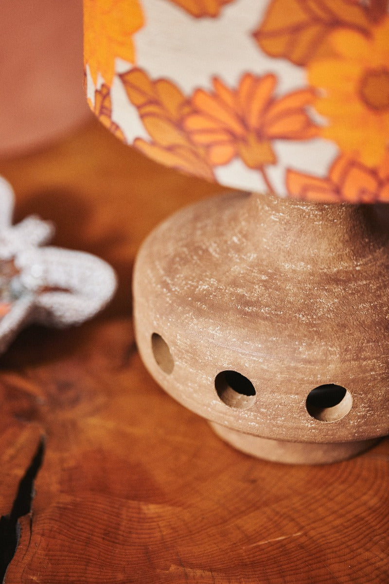 Ultimate Stoneware Lamp Base, Mud, HKLIVING