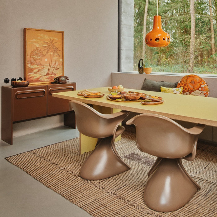 hk living plates and mugs within a whole dining set-up with hk living table chairs and other furniture in nordic styles