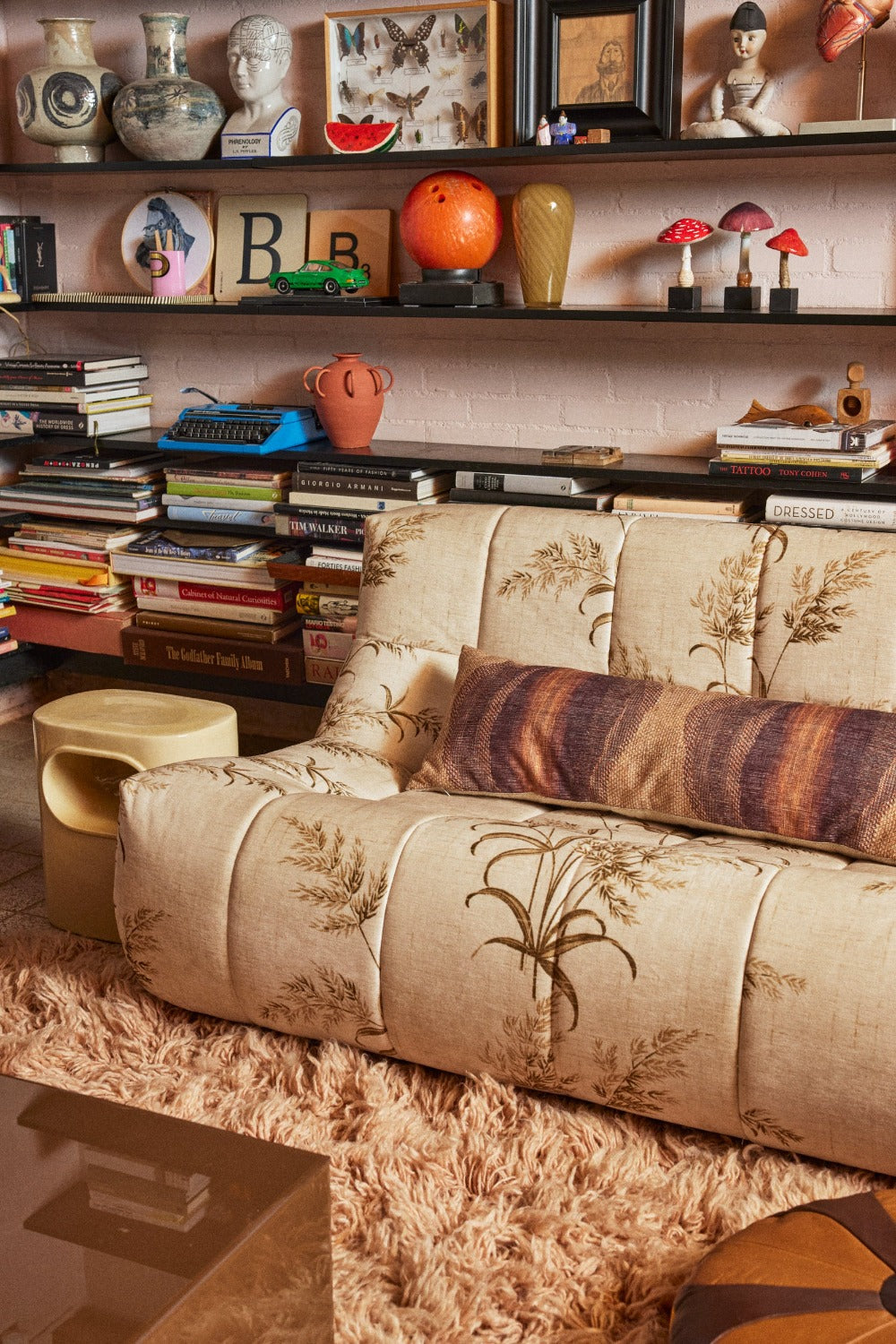 HKLIVING Elongated Gradient Cushion, Earth Tones