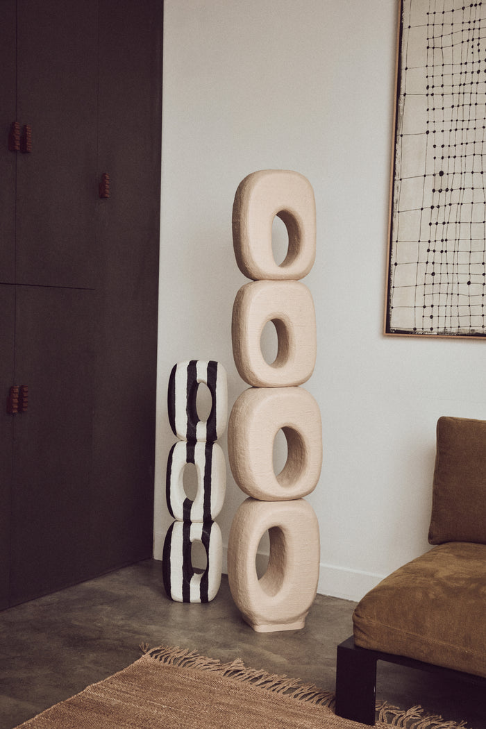 Raw Art Sculpture - Handwoven Palm Statement Piece by HKLIVING