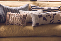 Natural Furry Cushion by HKLIVING - 40x25cm Wool & Cotton Blend