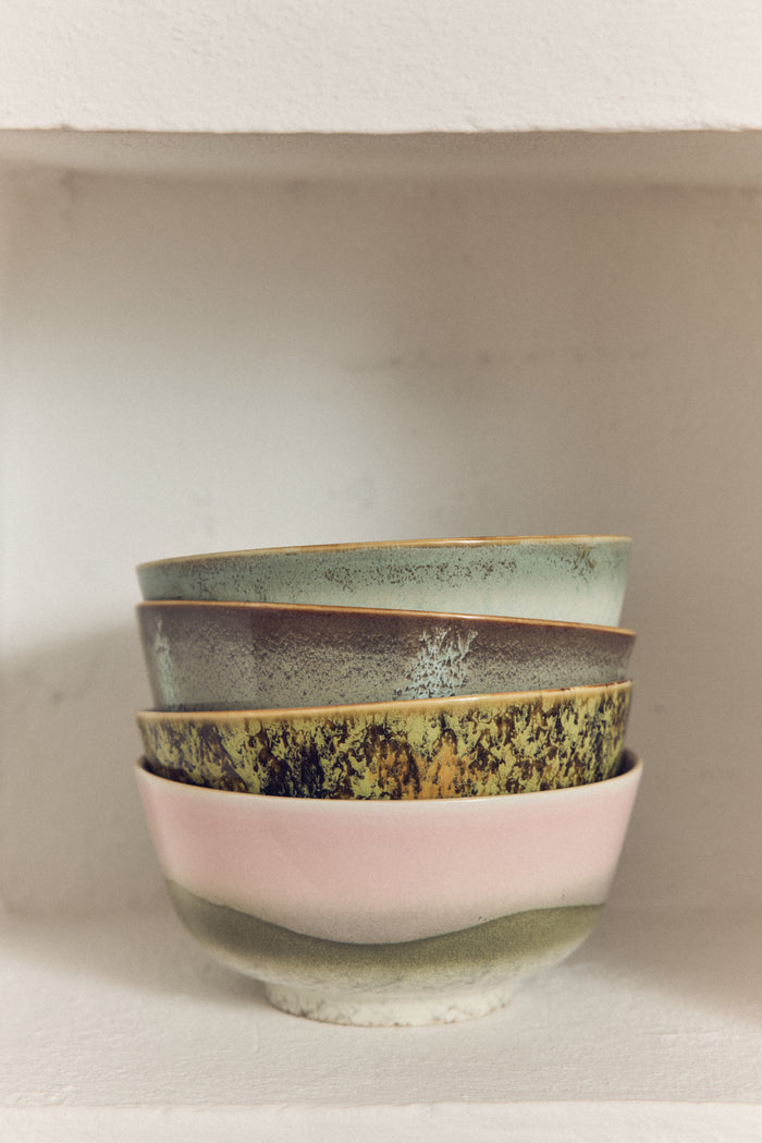 70s Ceramics Ramen Bowls - Set of 2 by HKLIVING (Verge or Ascend)
