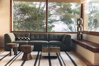 Striped Woolen Kelim Rug - Cream 200x300cm by HKLIVING