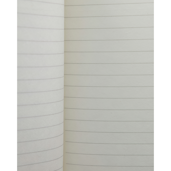 Close-up of lined pages in House Doctor notebook