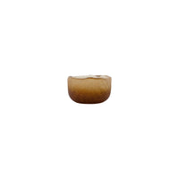 Tealight holder, Crackle, Brown