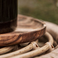 Oval Tray, Acacia, Natural, Woon by House Doctor