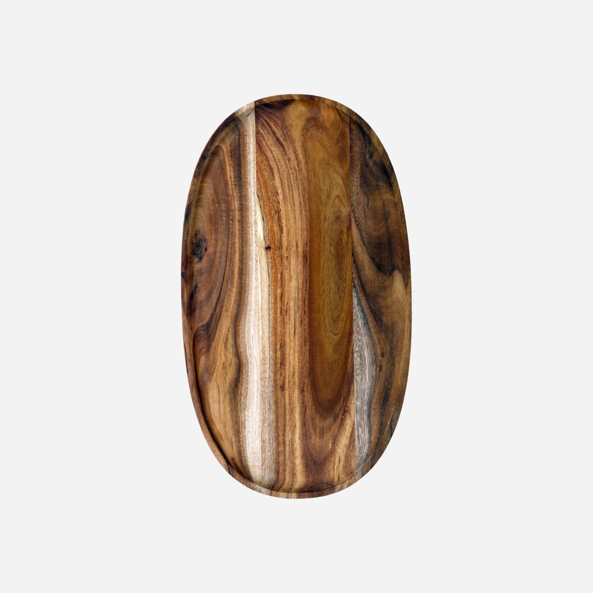 Acacia Wood Oblong Tray, Natural, Woon by House Doctor