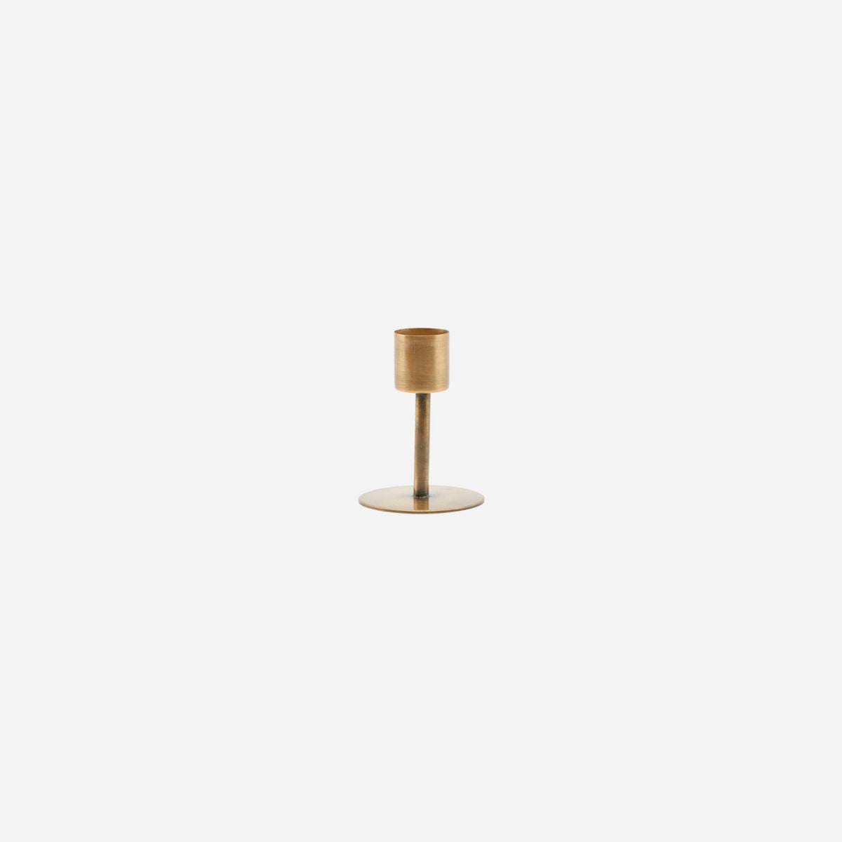 Antique Brass Candle Stand, Anit by House Doctor