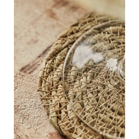 Natural Bamboo Coasters with Holder - Set of 6 by House Doctor