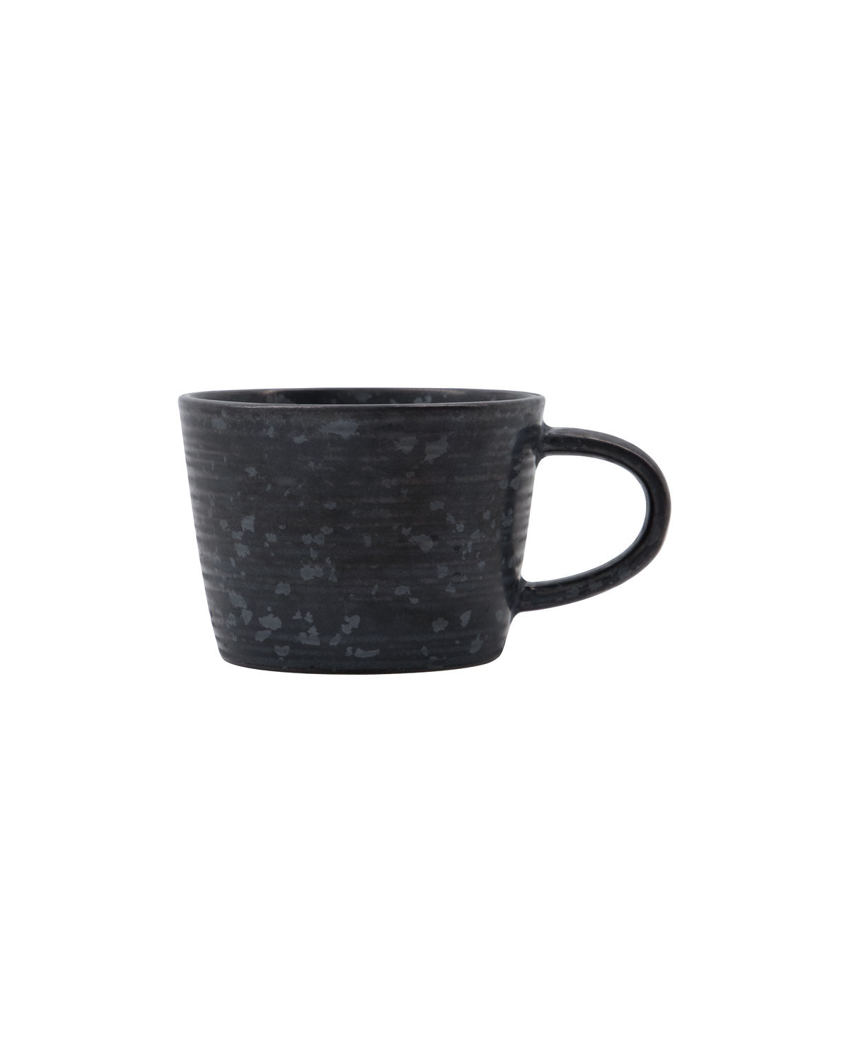 Cup with Saucer – Pion Black/Brown, 23cl by House Doctor