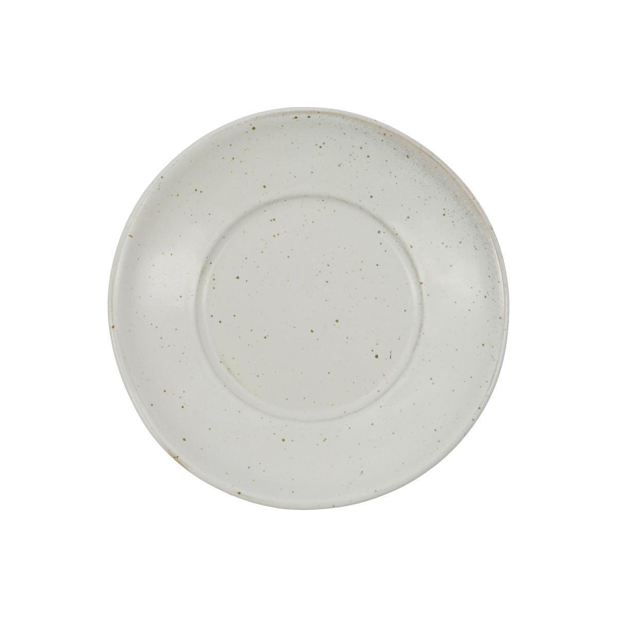 Cup w. Saucer Pion, Grey/White