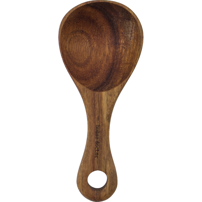 Wooden scoop spoon with short handle and round head – House Doctor Eya range at North Home