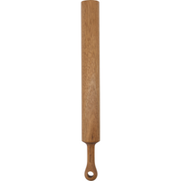 Overhead view of Eya rolling pin with natural grain – rustic kitchen essential at North Home