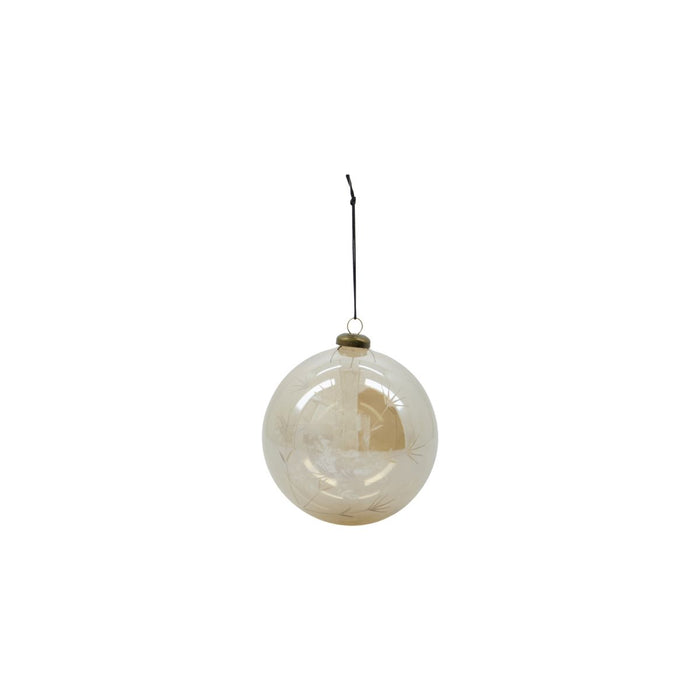 Ornament, Rayn, Brown Bauble
