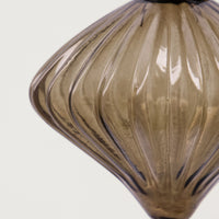 Ornaments, Fluted, Amber, 6.5cm