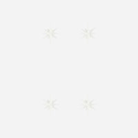 Set of 4 Star Burst Ornament, White Silver or Golden, Handmade Glass Tree Bauble from House Doctor