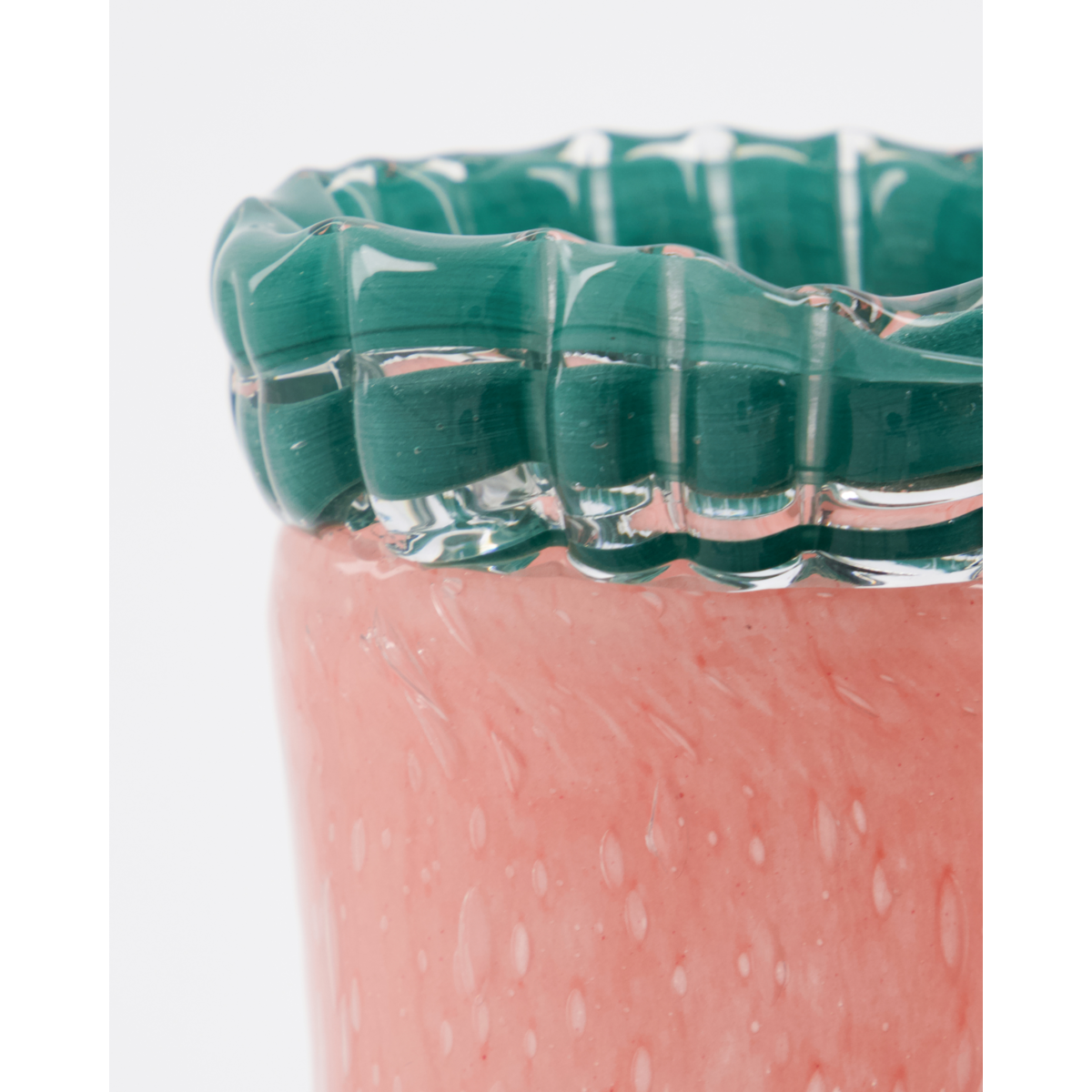 Pink Glass Vase - Kupla Vase Rose by House Doctor (Tall & Short Options)