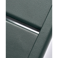 Close-up of House Doctor’s green Helo table – perfect for patios or balconies
