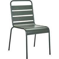 Stackable outdoor chair in dark green metal from House Doctor’s Helo collection – North Home
