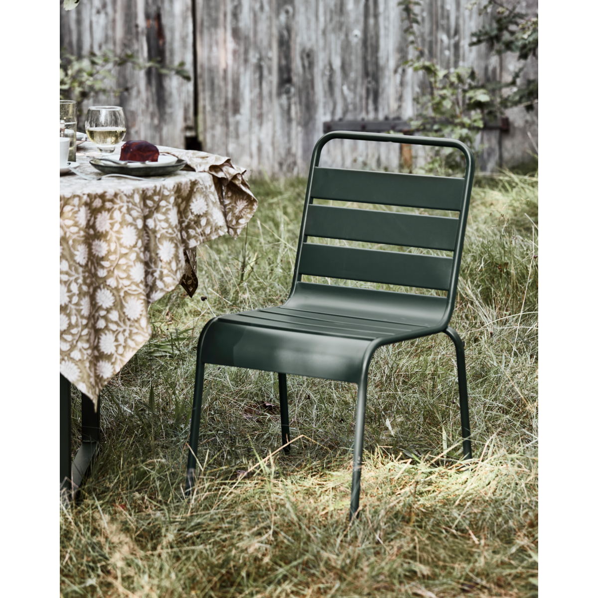 Outdoor Chair – Stackable in Green by House Doctor