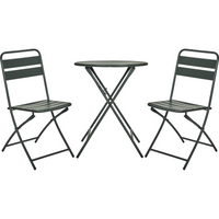 Foldable green café set with table and two chairs from House Doctor – North Home