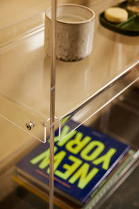 HKLIVING Clear Acrylic Modular Display Cabinet System