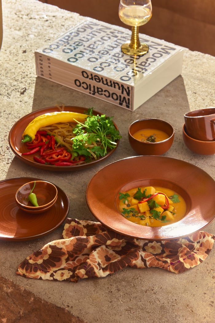 Small Dish, Chef Ceramics, Burned Orange by HKLIVING
