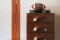 HKLIVING Chest of 6 Drawers - Chocolate (Warm & Modern Storage Unit)