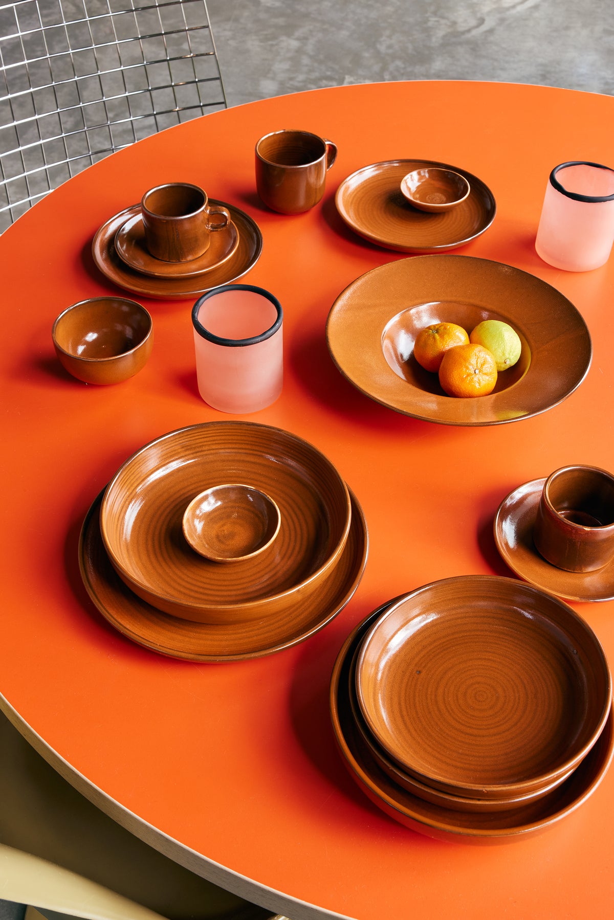 Small Dish, Chef Ceramics, Burned Orange by HKLIVING