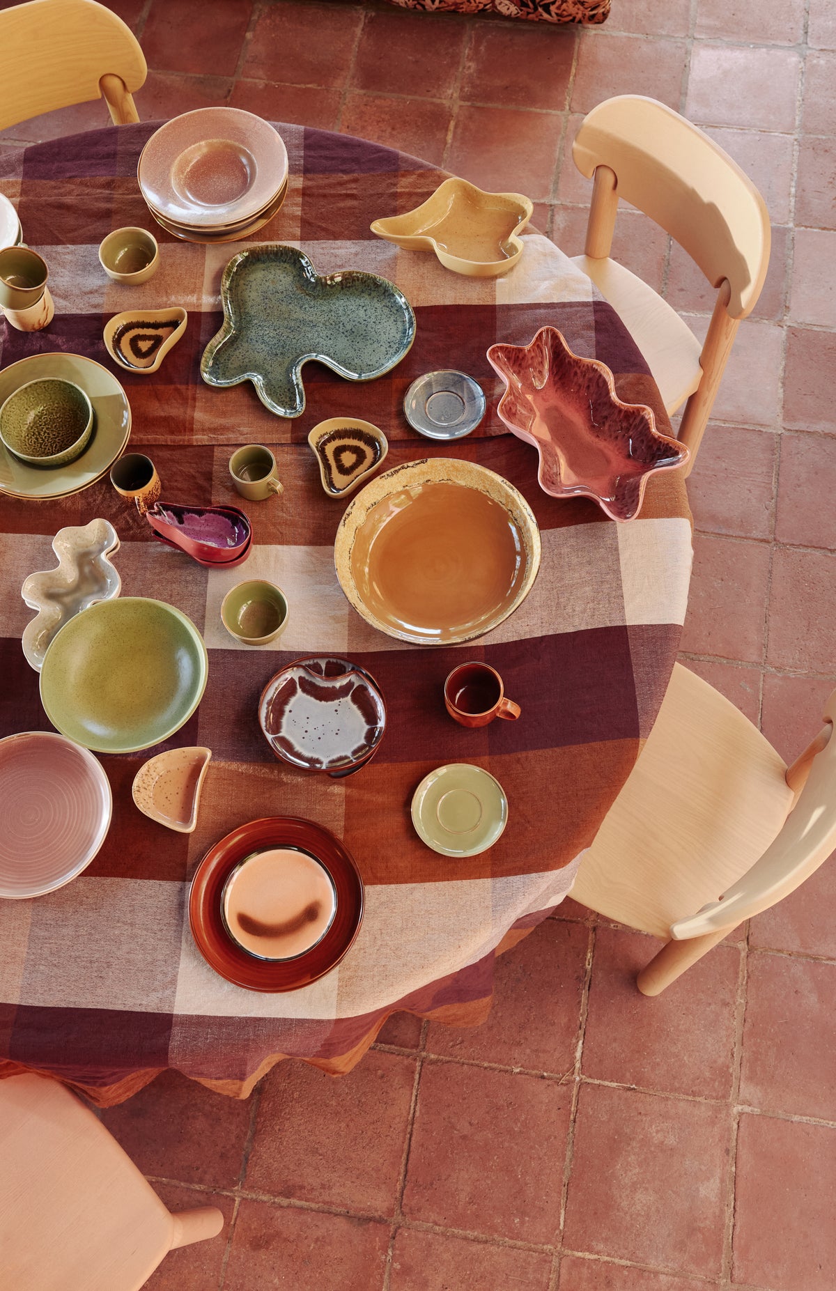 HKLIVING Chef Ceramics Cup and Saucer - Moss Green